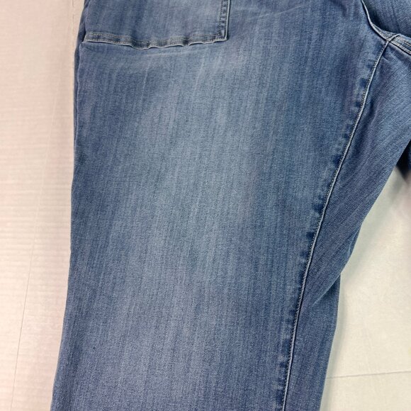 Judy Blue Jeans Women's Plus 42x29* Joggers Pull On High Rise Blue Denim Tag 24W - Picture 4 of 16